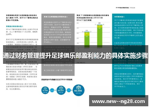 通过财务管理提升足球俱乐部盈利能力的具体实施步骤